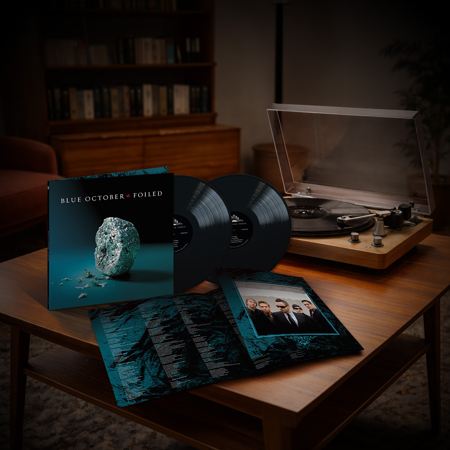 Foiled Black Vinyl 2LP