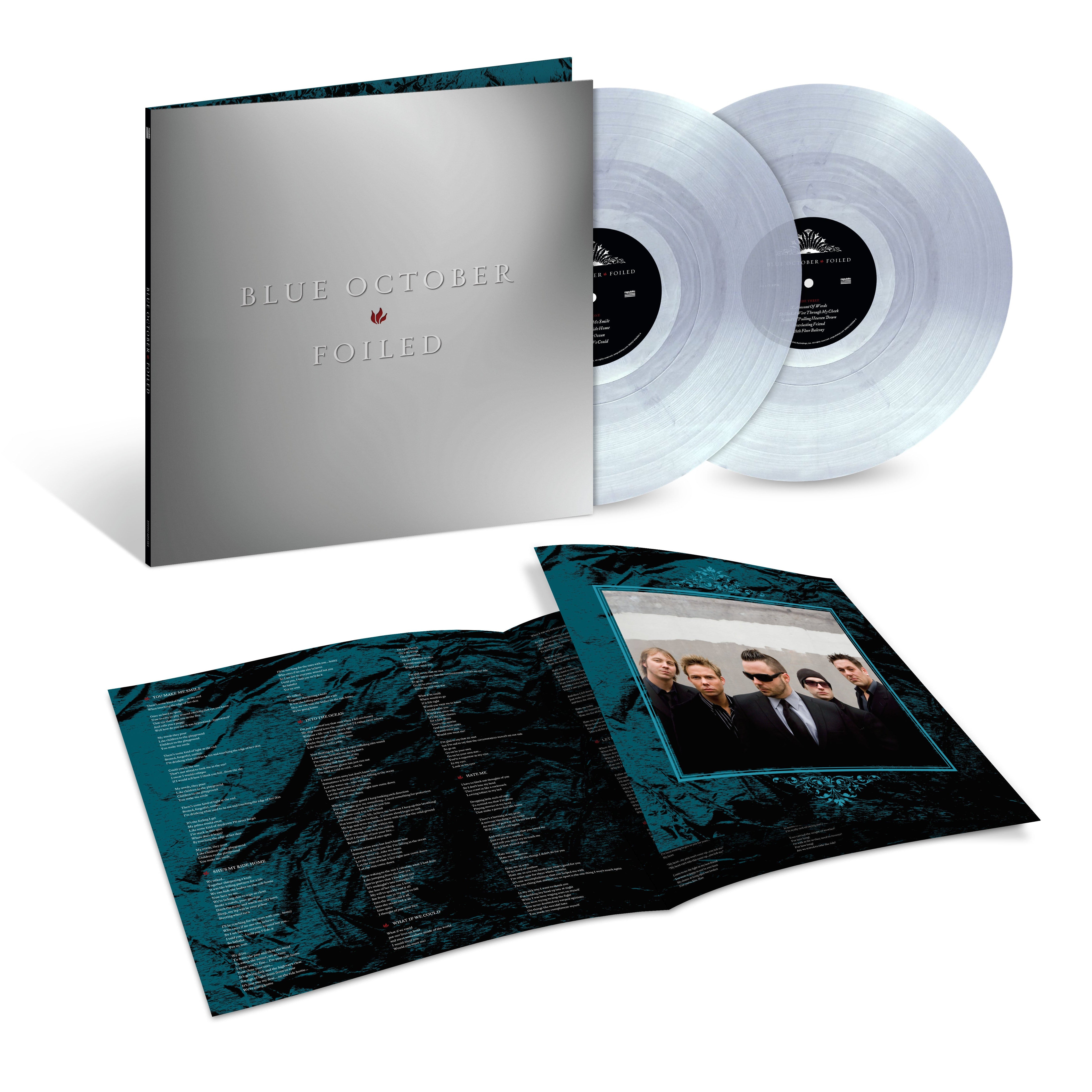 Blue October - Foiled Vinyl Deluxe Smokey Translucent – Blue