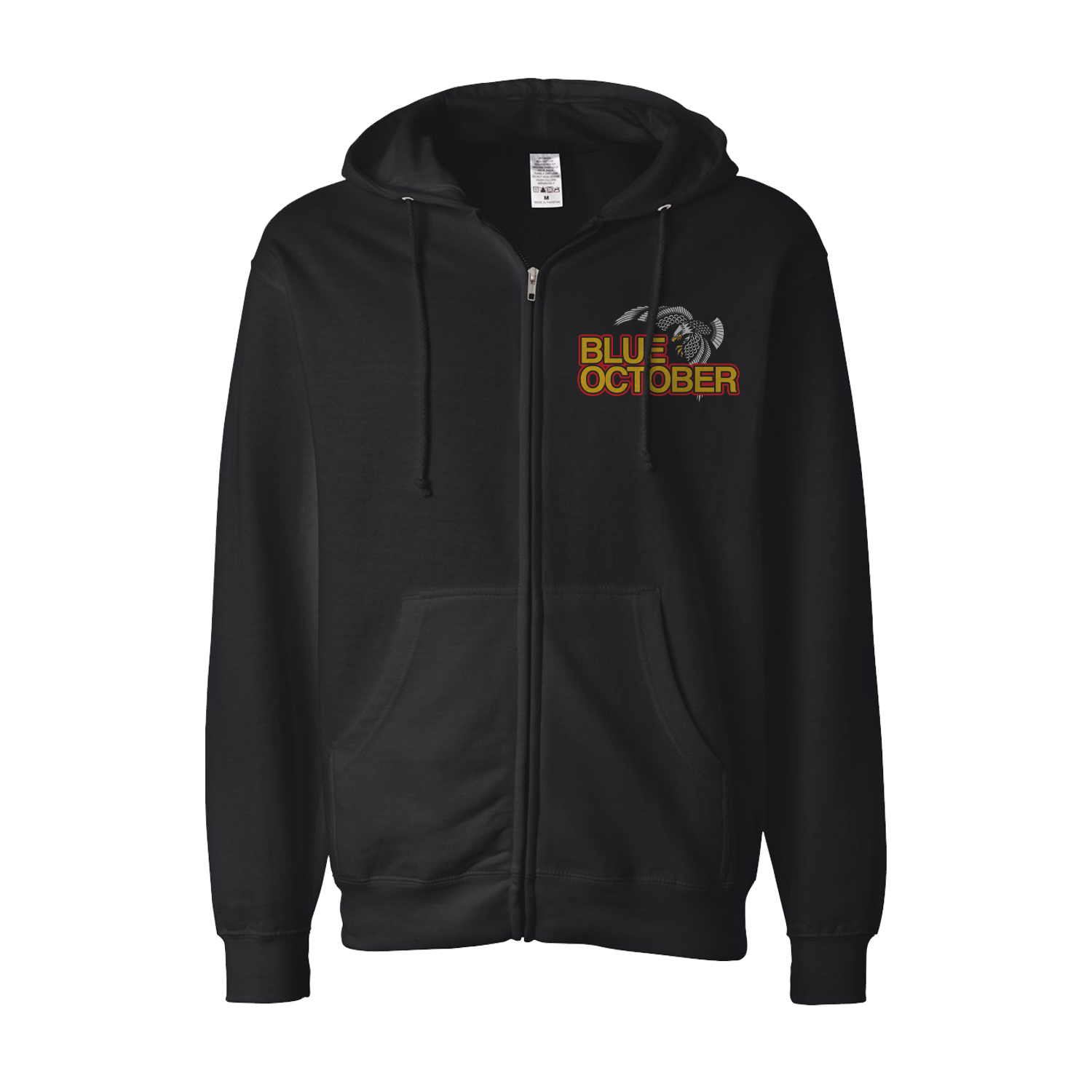 Blue October - WDDY Falling Eagles Zip Hoodie – Blue October Shop