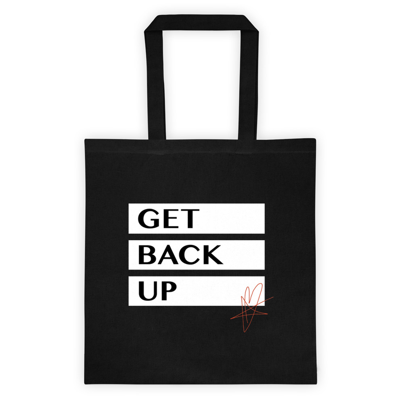 Get Back Up Canvas Tote
