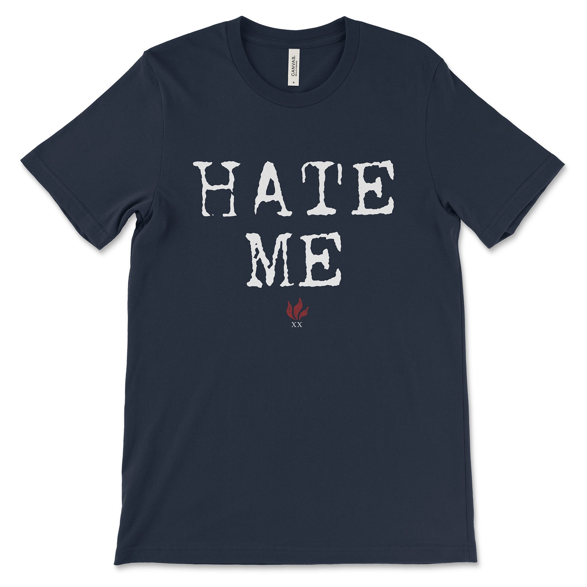 Blue October Foiled 20th Anniversary Navy Hate Me Tee – Blue
