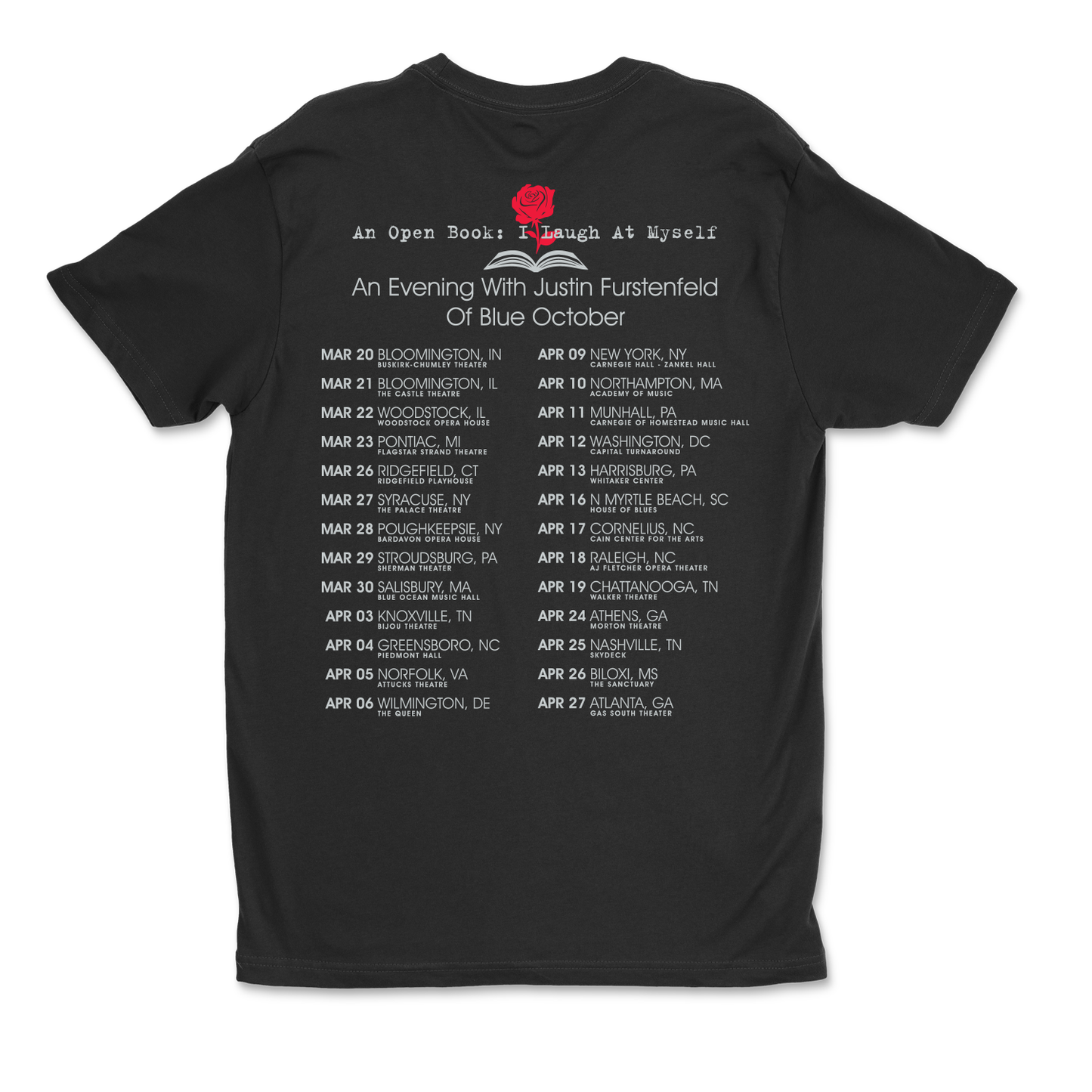 Justin Furstenfeld - 2025 ILAM Tour Tee