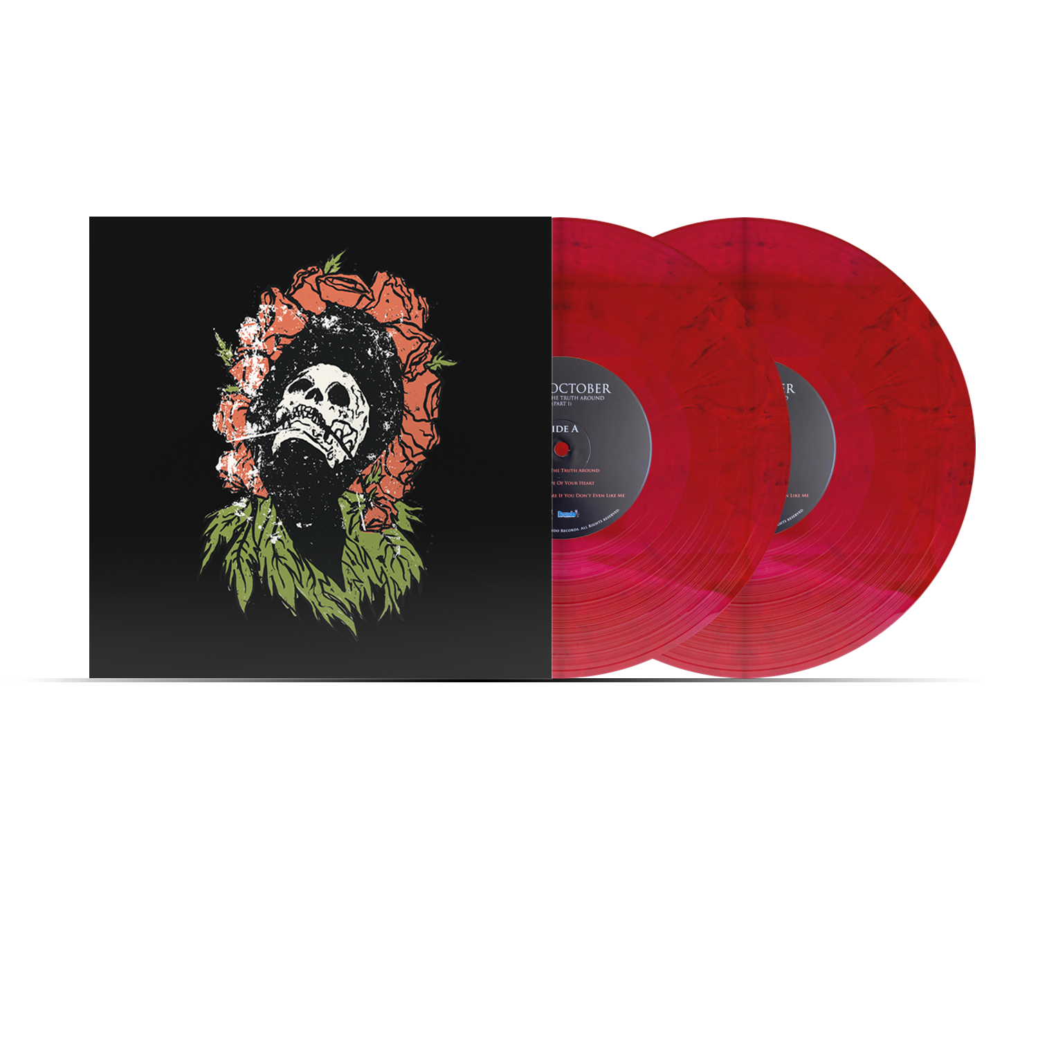 Spinning The Truth Around (Part I) Vinyl - Red Swirl – Blue