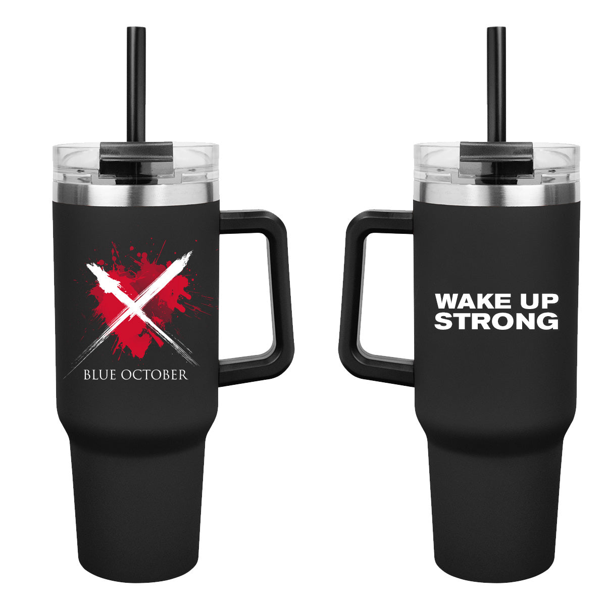 Wake Up Strong HeartX Tumbler