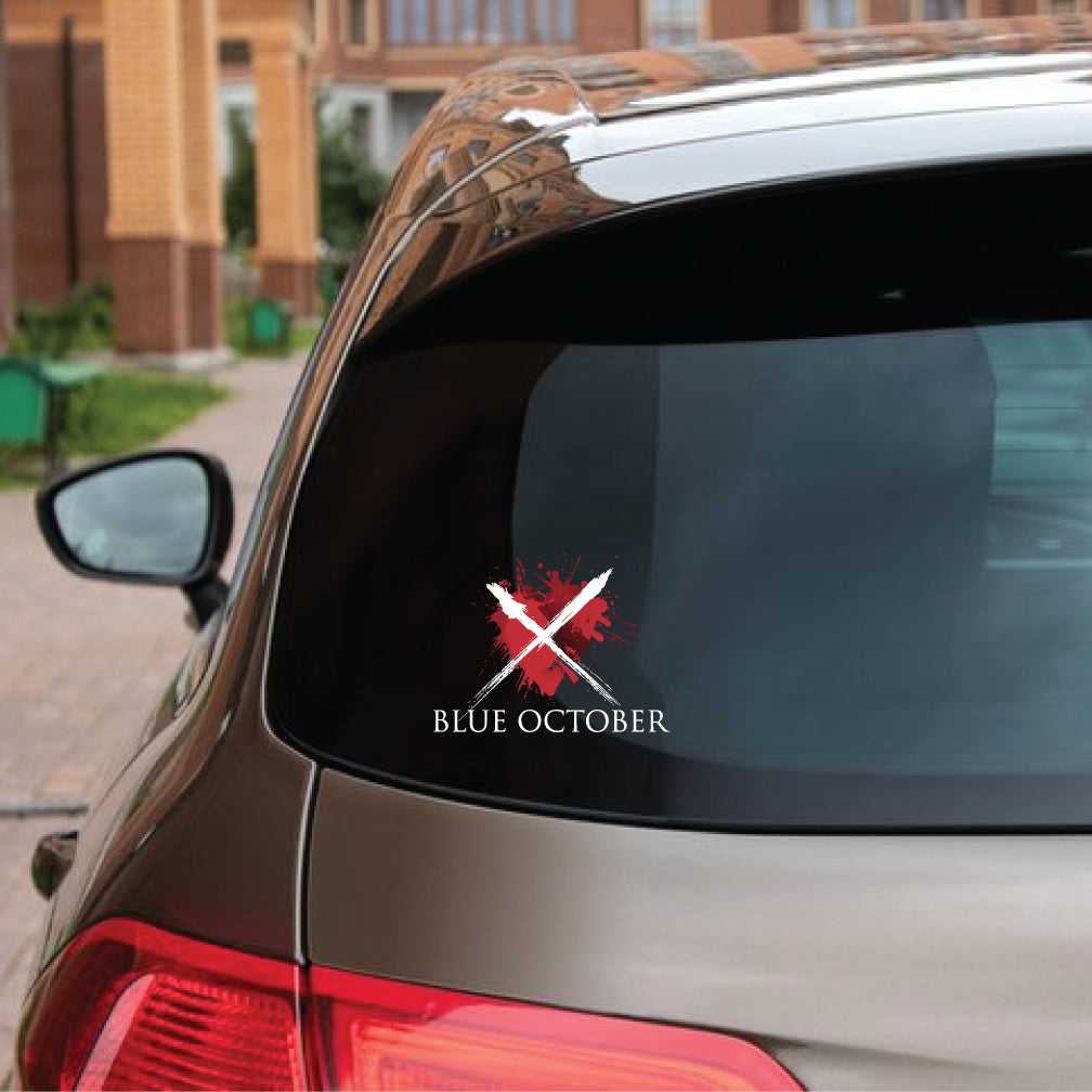 HeartX Car Decal - Small