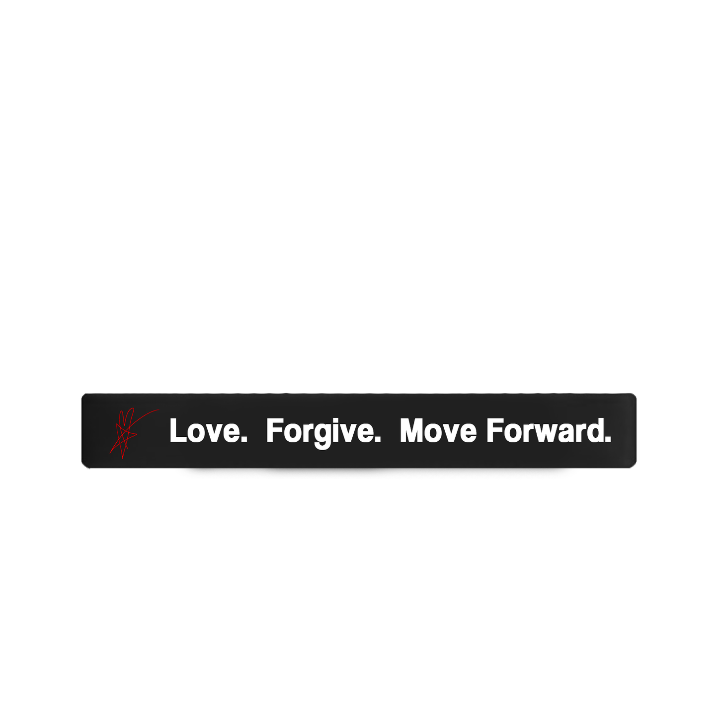 Move Forward Black Wristband
