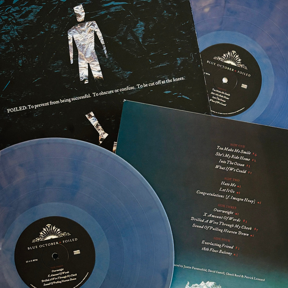 Foiled Galaxy Blue Vinyl 2LP