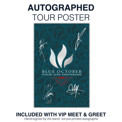 Foiled 20th Anniversary World Tour VIP Meet & Greet - NOV 6, 2026 - Hart Theatre at The Egg - Albany, NY (5:00pm)