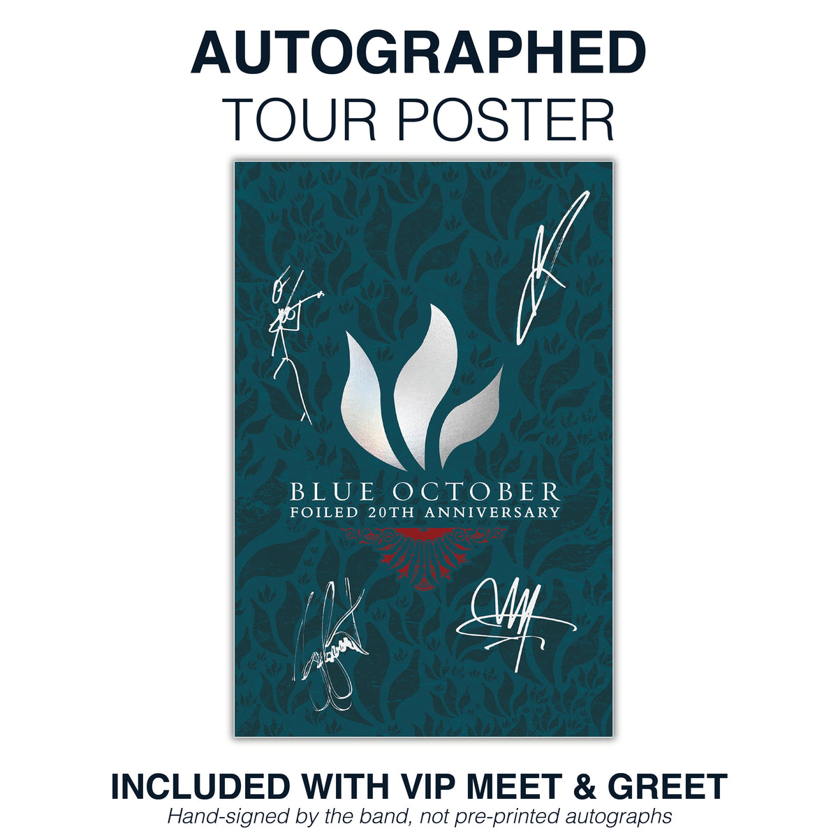 Foiled 20th Anniversary World Tour VIP Meet & Greet - MAR 13, 2027 - The Factory - St. Louis, MO (5:00pm)