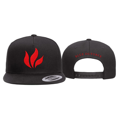 Foiled Flame Snapback Cap