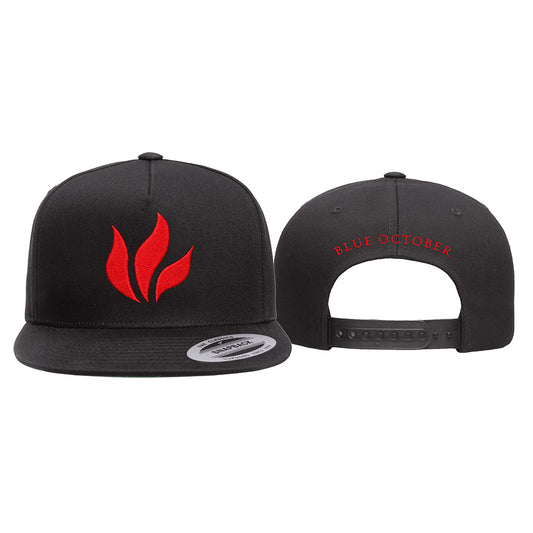 Foiled Flame Snapback Cap