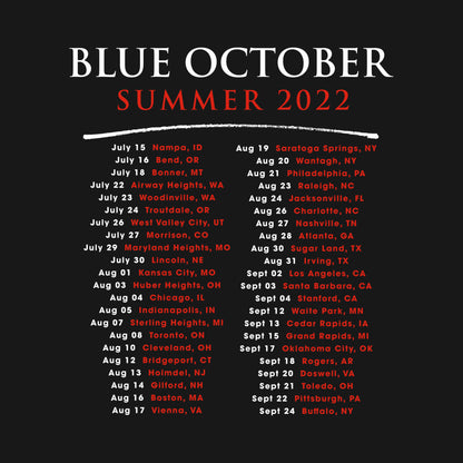 2022 Summer Tour Tee