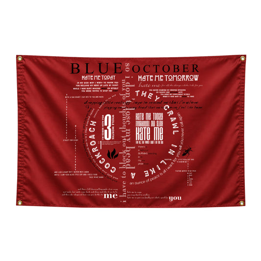 Hate Me Wall Flag