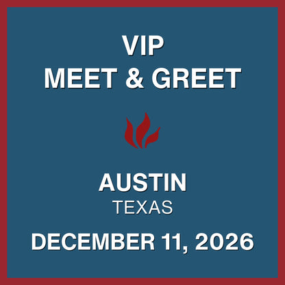 Foiled 20th Anniversary World Tour VIP Meet & Greet - DEC 11, 2026 - Bass Concert Hall - Austin, TX (5:00pm)