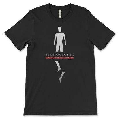 Front view of the Blue October Broken Man T-shirt