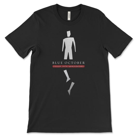 Front view of the Blue October Broken Man T-shirt