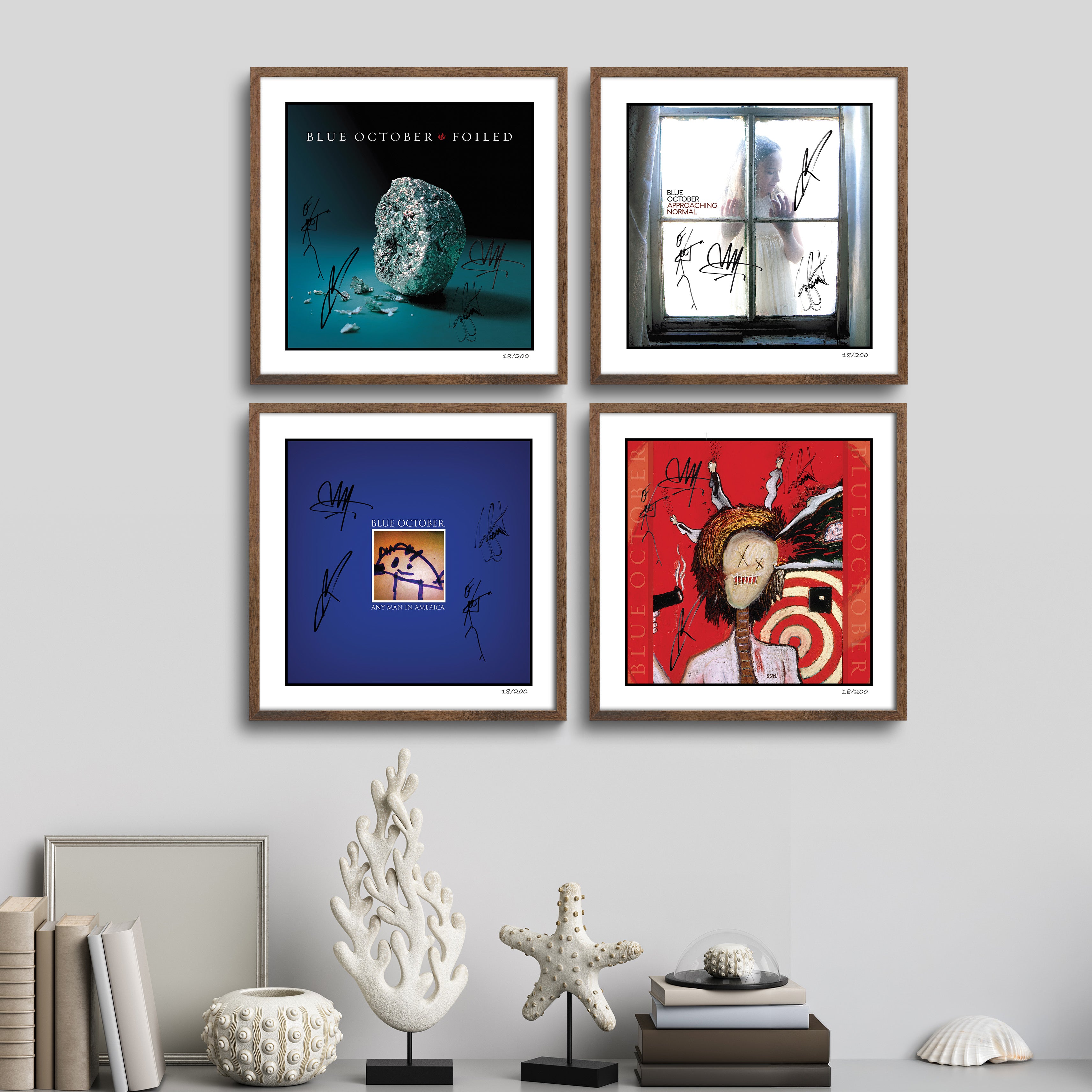 Blue October Teach Your Baby Well Signed Art Print | Limited