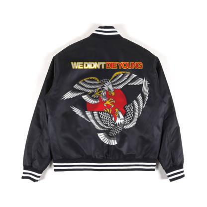 Blue October We Didn't Die Young Falling Eagles Varsity Bomber Jacket