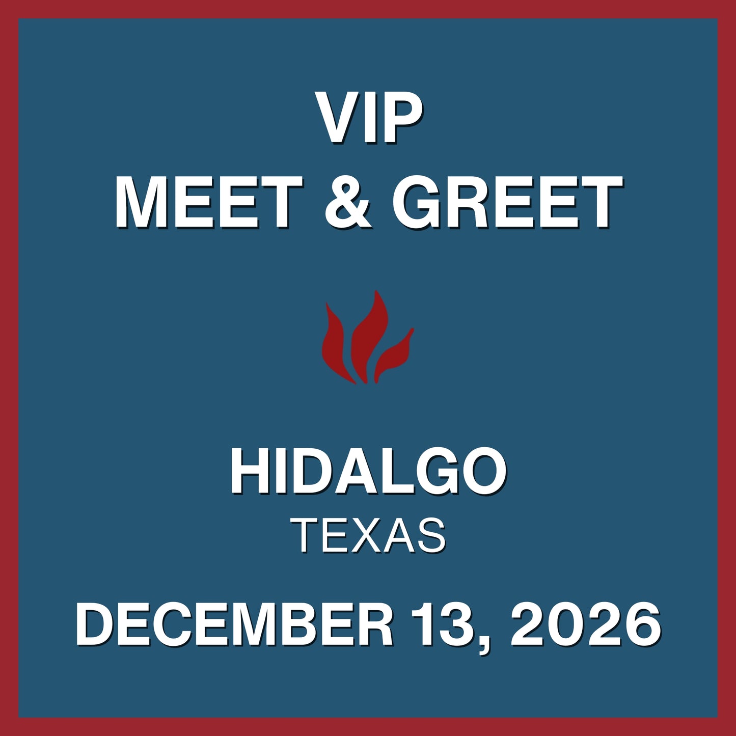 Foiled 20th Anniversary World Tour VIP Meet & Greet - DEC 13, 2026 - Payne Arena - Hidalgo, TX (5:00pm)