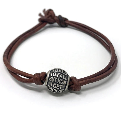 Fear Lyric Charm Bead