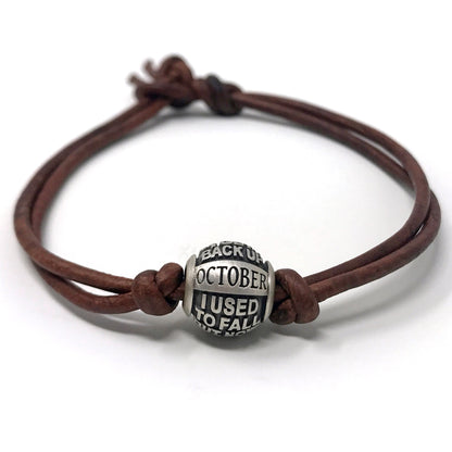 Fear Lyric Charm Bead