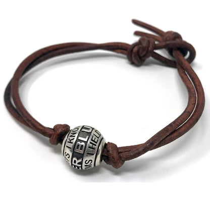 The Worry List Lyric Charm Bead