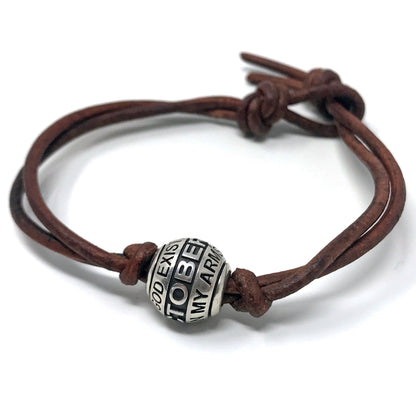 The Worry List Lyric Charm Bead