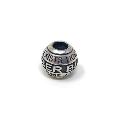 The Worry List Lyric Charm Bead