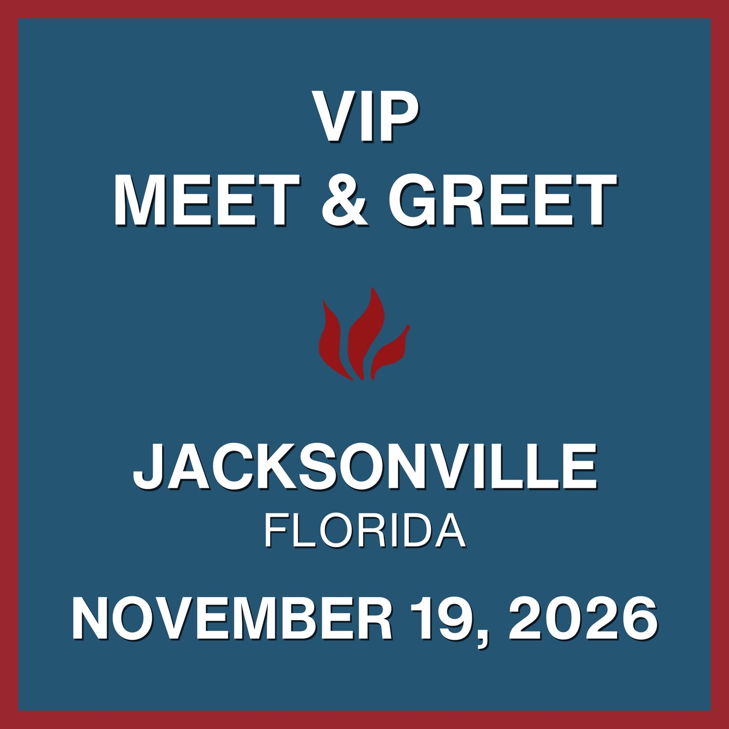 Foiled 20th Anniversary World Tour VIP Meet & Greet - NOV 19, 2026 - FIVE - Jacksonville, FL (5:00pm)