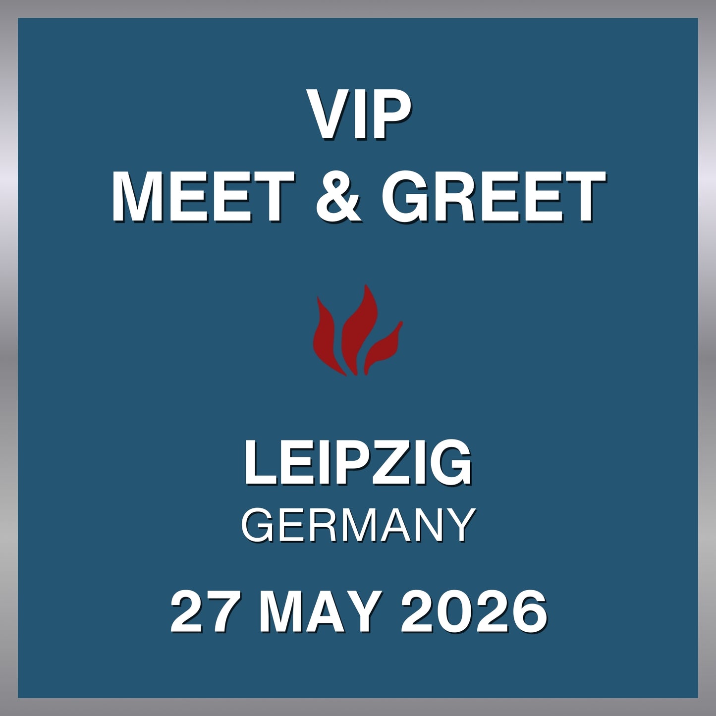 Foiled 20th Anniversary World Tour VIP Meet & Greet - 27 MAY 2026 - Täubchenthal - Leipzig, DE (5:00pm)