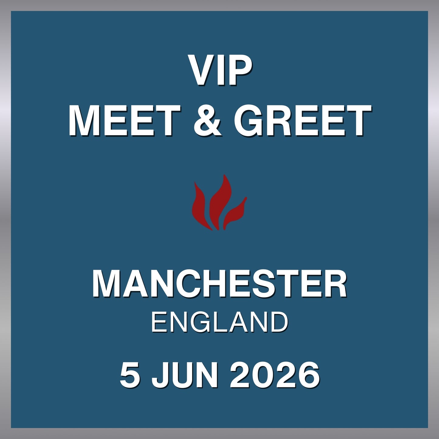 Foiled 20th Anniversary World Tour VIP Meet & Greet - 05 JUN 2026 - Albert Hall - Manchester, UK (5:00pm)