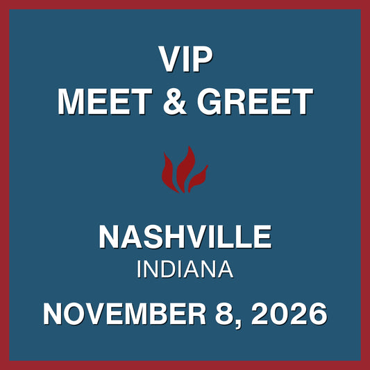 Foiled 20th Anniversary World Tour VIP Meet & Greet - NOV 8, 2026 - Brown County Music Center - Nashville, IN (5:00pm)
