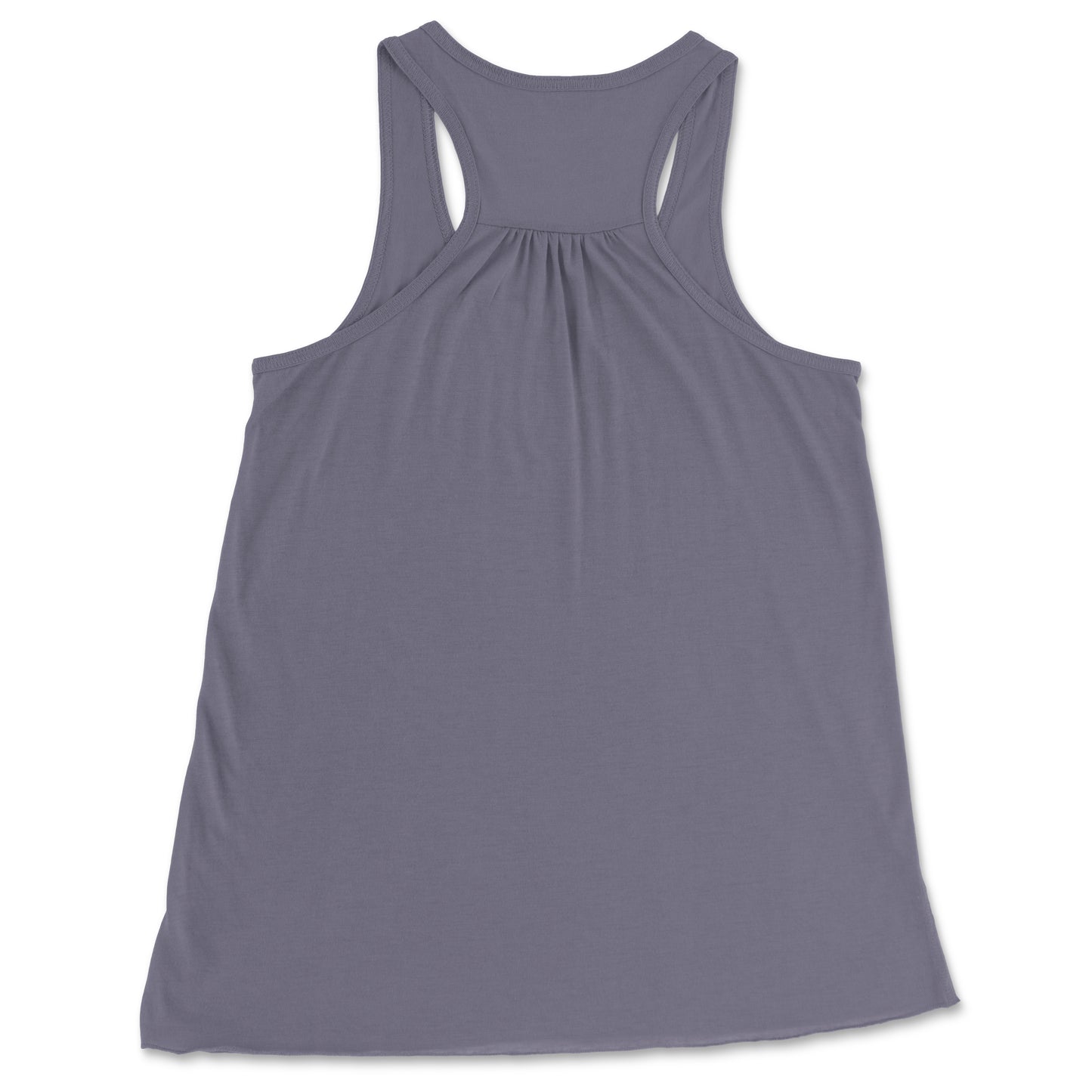 Ladies racer back tank top plain back.