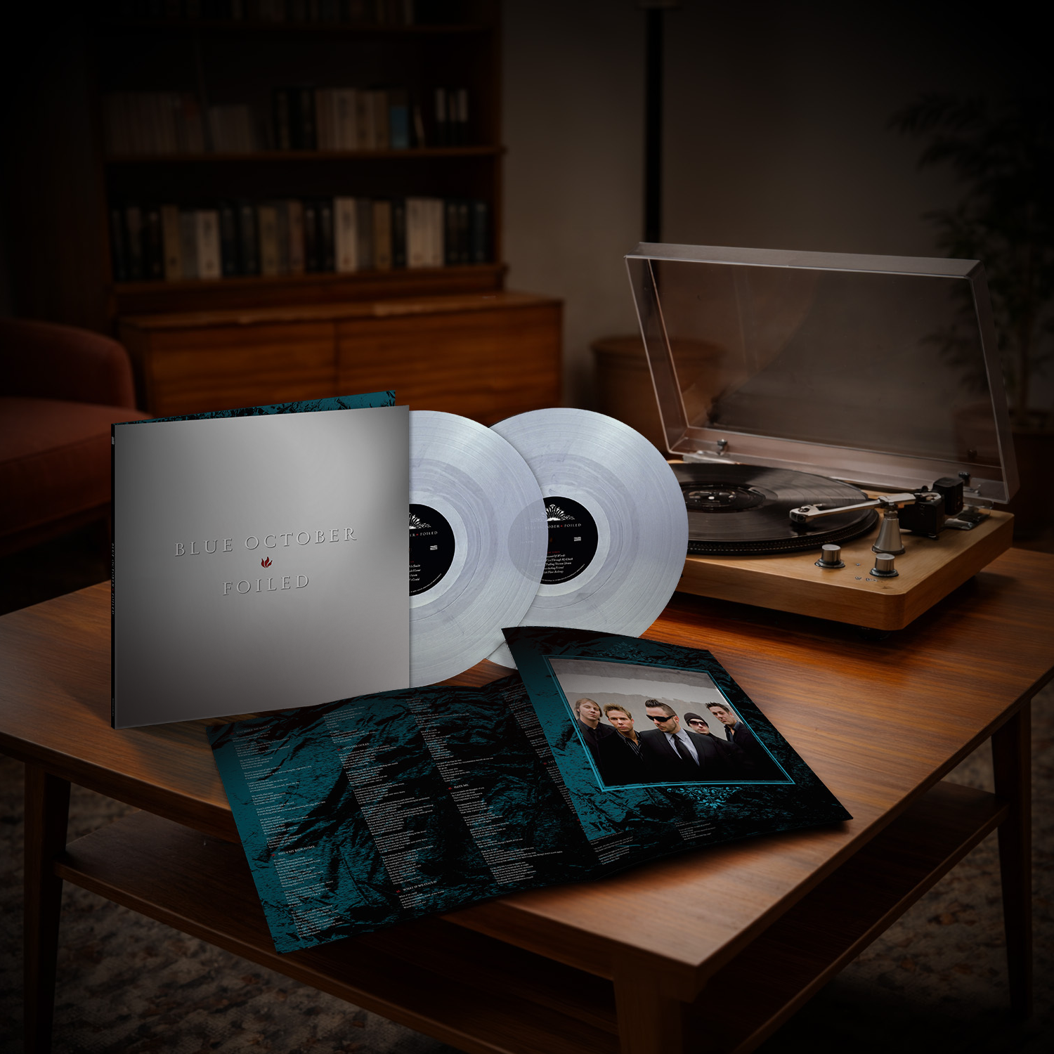 Blue October - Foiled Vinyl Deluxe Smokey Translucent – Blue