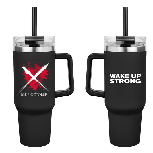 Wake Up Strong Heart X Tumbler