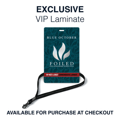 Foiled 20th Anniversary World Tour VIP Meet & Greet - NOV 6, 2026 - Hart Theatre at The Egg - Albany, NY (5:00pm)