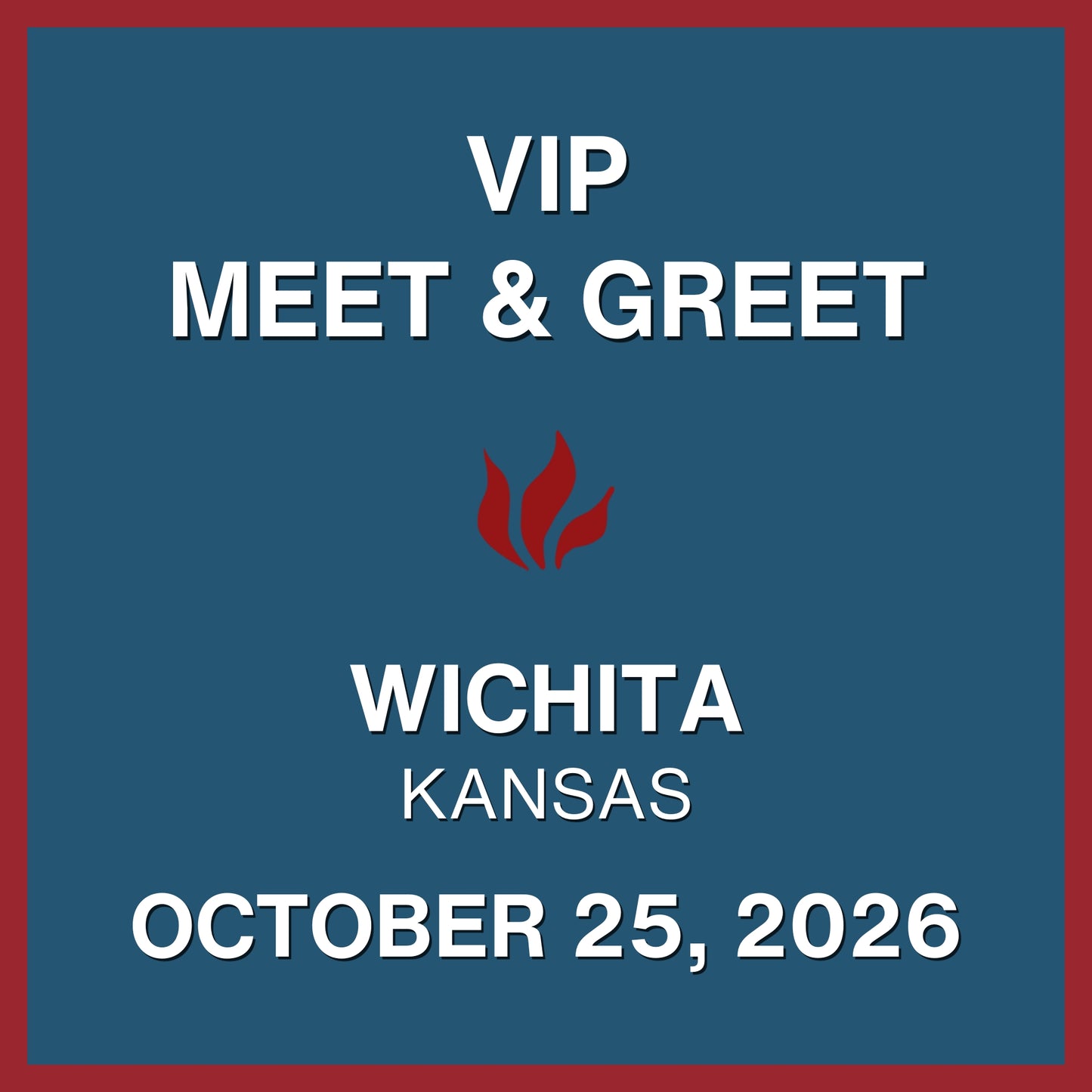 Foiled 20th Anniversary World Tour VIP Meet & Greet - OCT 25, 2026 - Orpheum Theatre - Wichita, KS (5:00pm)