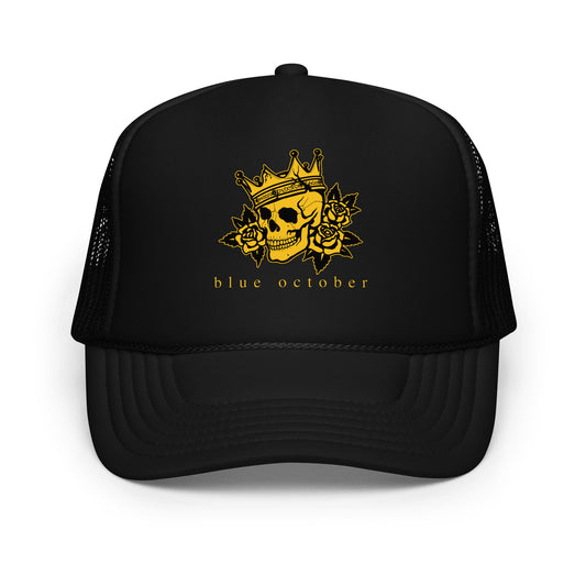Blue October King Skull Trucker Hat