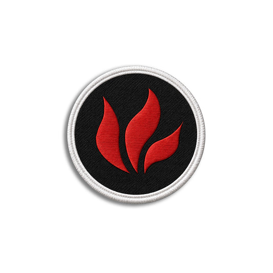 Foiled Flame Patch