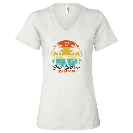 Commemorative Cabo 2025 Women's Relaxed Jersey V-Neck Tee (Pre-Order)